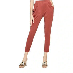 BCBGeneration Womens Drape Pocket Rib Knit Tapered Harem Pants TEDO Size Small